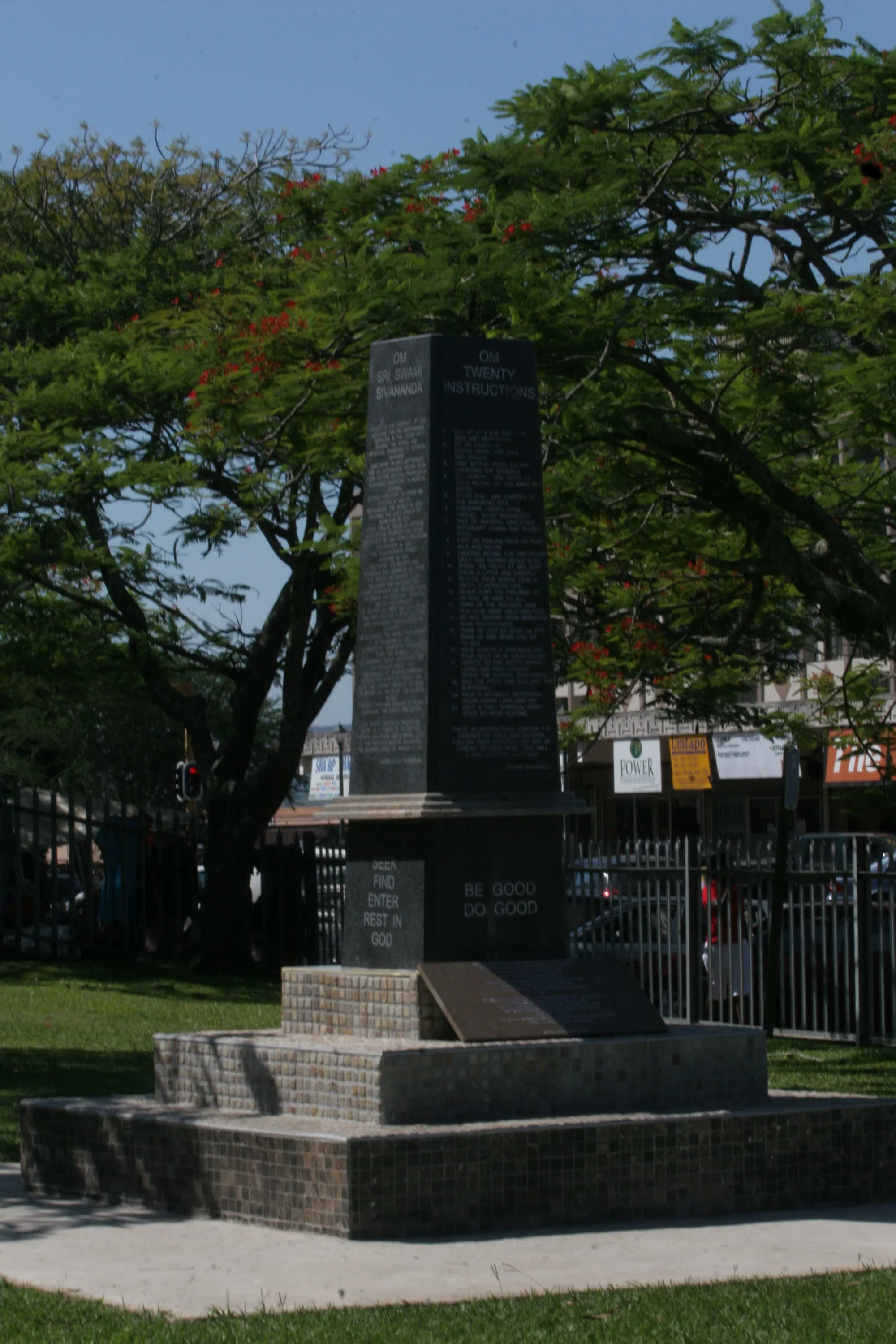 Unvailing of Sivanda Pillar Empangeni